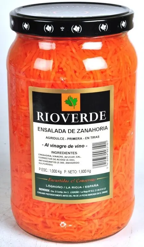 Rioverde Zanahoria Rallada Frasco 1,8 kg