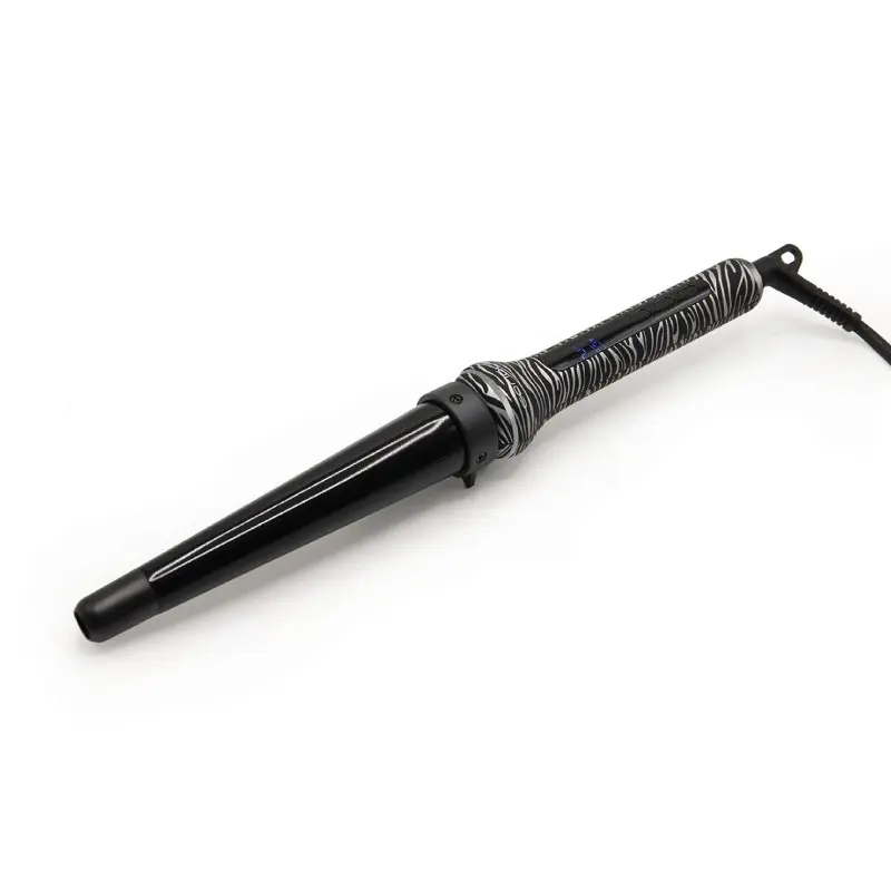 Rizador Glamour Wand Silver Zebra Soft Touch Corioliss