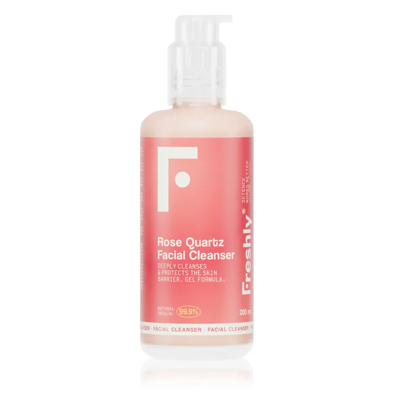 Rose Quartz Facial Cleanser 200ml Freshly Cosmetics