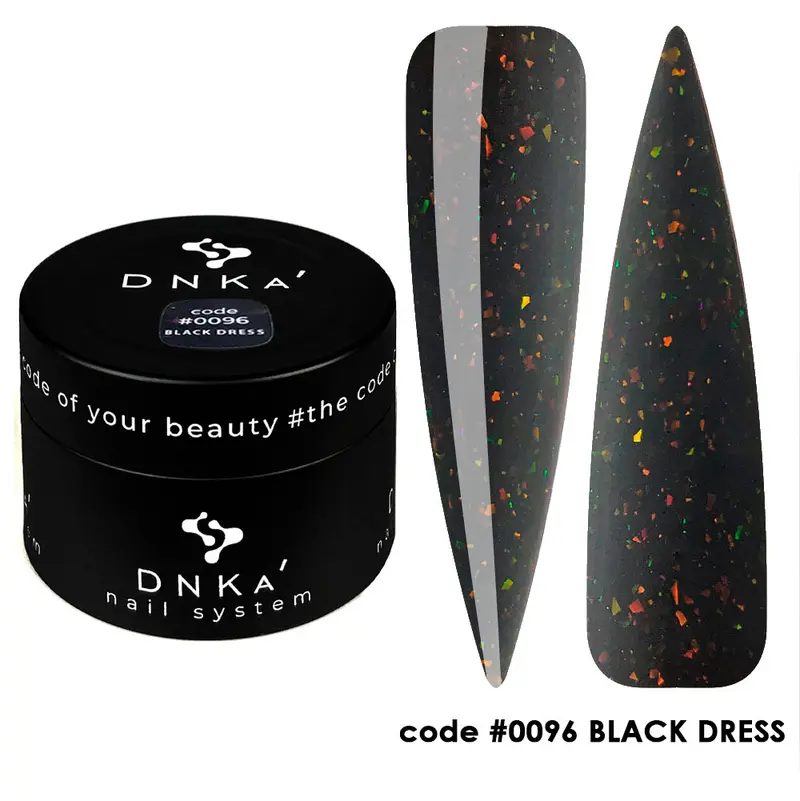 Rubber base #0096 Black dress , 30 ml