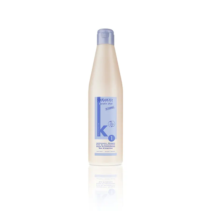 Salerm Keratin Shot Champú Baño de Mantenimiento con Queratina