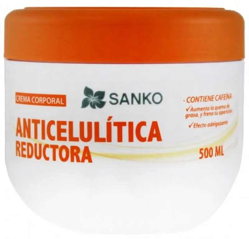Sanko Crema Corporal Anticelulítica Reductora 500 ml – Piel Más Firme y Suave