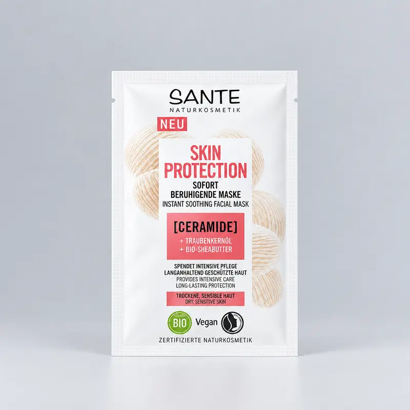 Sante Mascarilla Skin Protection Calmante Aceite Almendras & Uva