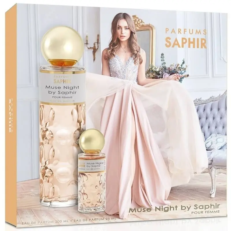 Saphir Estuche The Muse Night Woman Vapo 200 ml + 25 ml