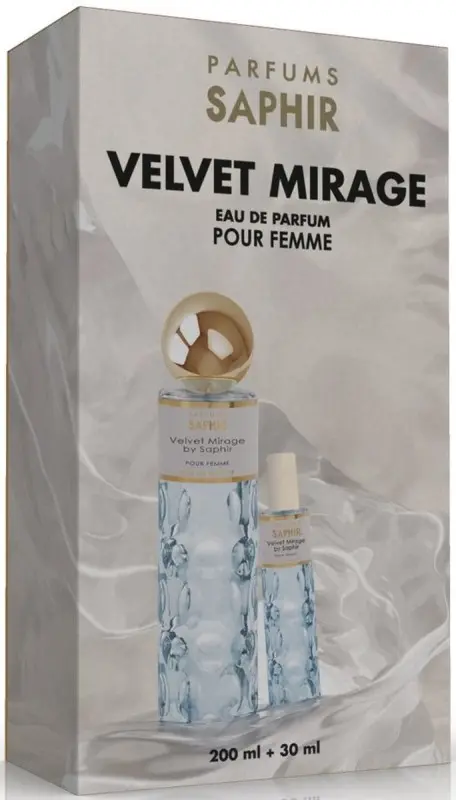 Saphir Velvet Mirage Eau de Parfum 200ml + 30ml