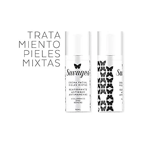 Savages Crema Facial Antiedad Pieles Mixtas 50ml - Fórmula Natural 100%