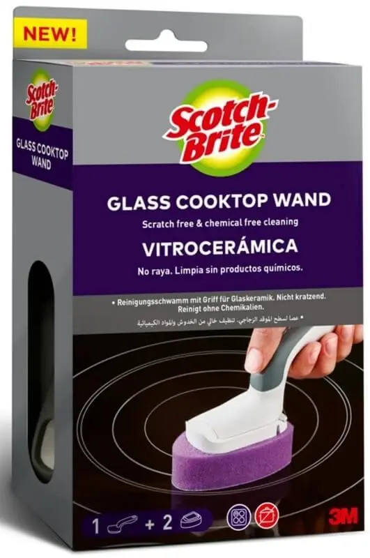 Scotch-Brite Mango Limpiador de Vitrocerámicas + 2 Recambios