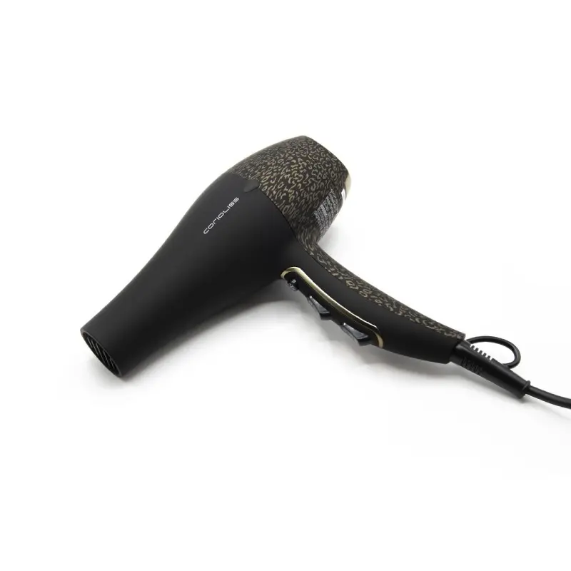 Secador Flow DC Gold Leopard Soft Touch Corioliss