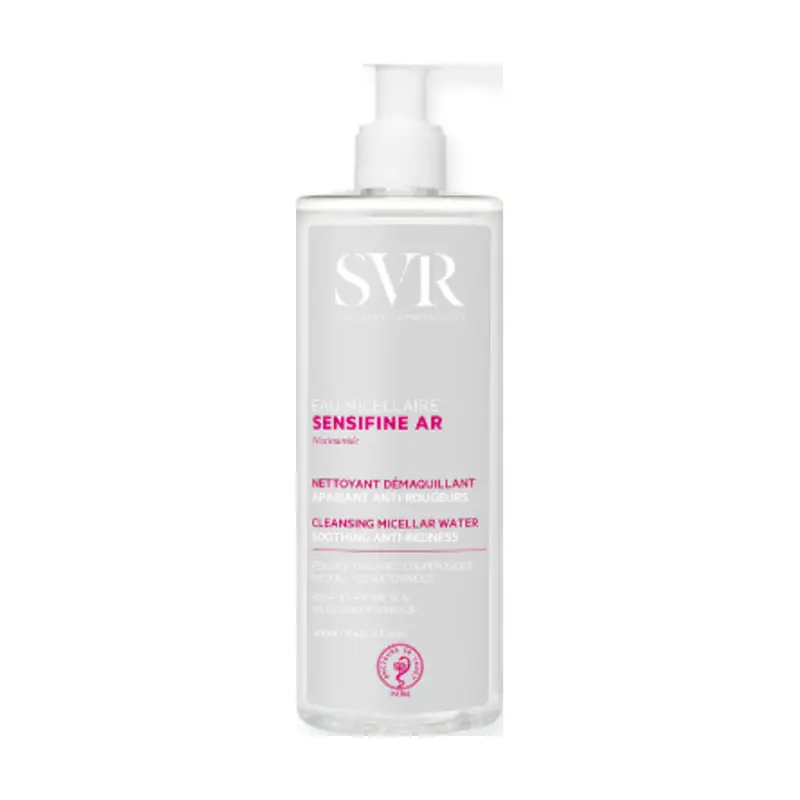 SENSIFINE AR AGUA MICELAR DESMAQUILLANTE CALMANTE ANTIROJECES SVR 1 ENVASE 400 ML