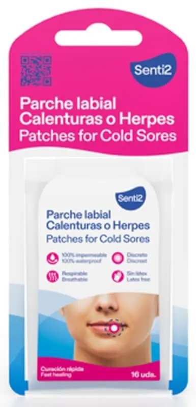 Senti2 Parche Labial Calenturas o Herpes 16 uds - Protección y Cicatrización Rápida