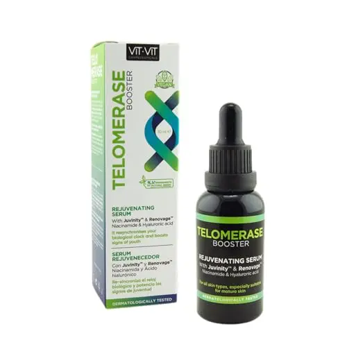 Serum Antiarrugas Telomerasa 30 ml - Ácido Hialurónico y Niacinamida | Vit Vit Cosmeceuticals