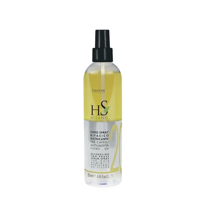 Serum Bifásico desenredante cabello 20 Hs Milano 250 ml