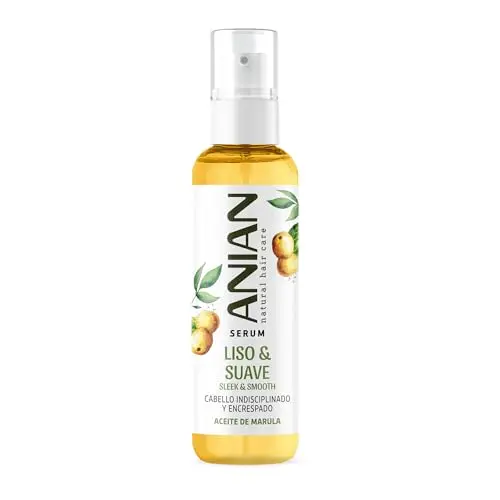 Sérum Liso y Suave Anian - 100 ml con Aceite de Marula para Cabello Encrespado
