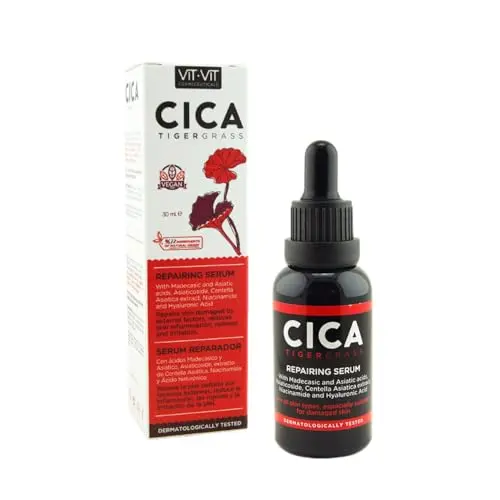 Serum Reparador Cica Tigergrass 30ml - Hidratación y Regeneración