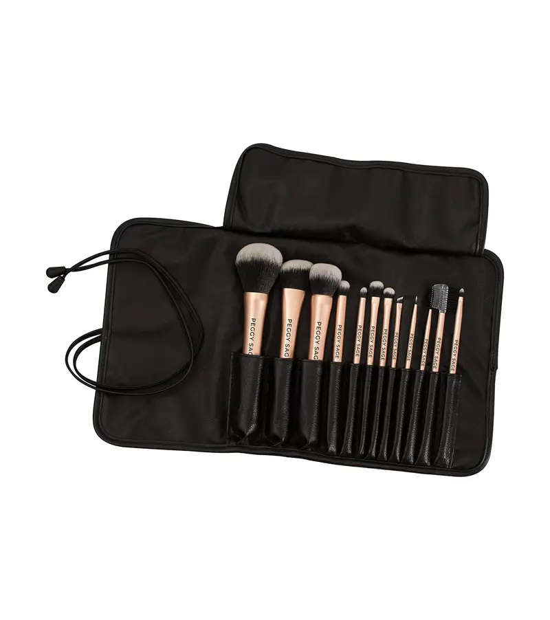 Set de 12 pinceles de maquillaje