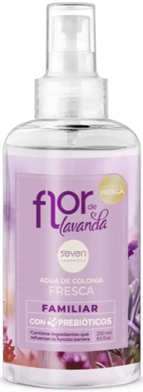 Seven Flor de Lavanda Agua de Colonia Fresca 250 Ml