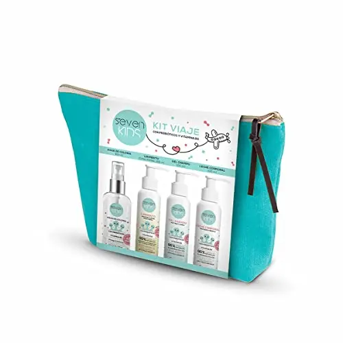 Seven Kids Neceser Mini Viaje - Kit Higiene Infantil Portátil