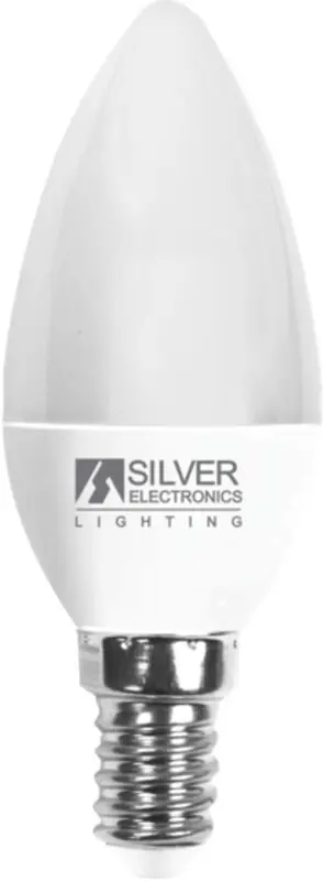 Silver Vela LED 7W E14 CAL 970714