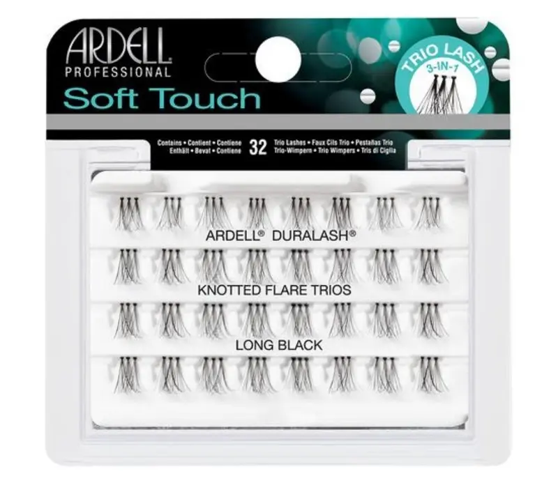 Soft Touch Black Long - Pestañas en trio con nudo - Ardell