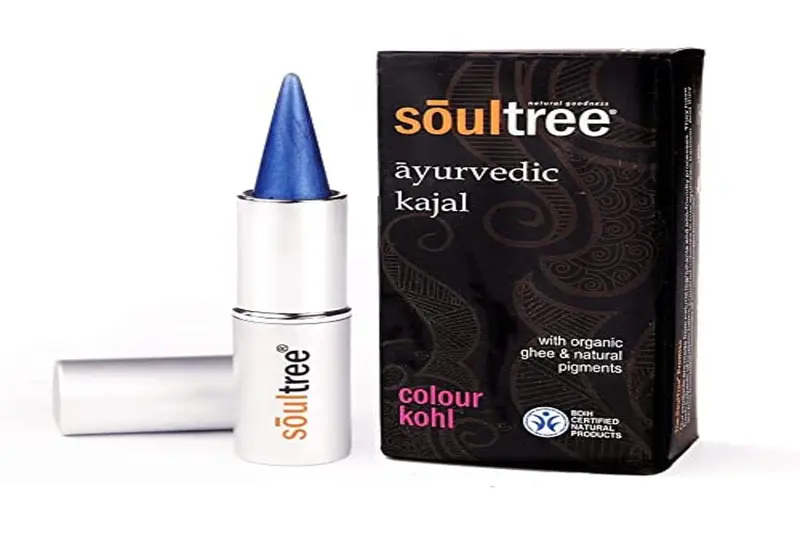 Soultree Kajal Azul Índico - Maquillaje Ayurveda Natural 3g