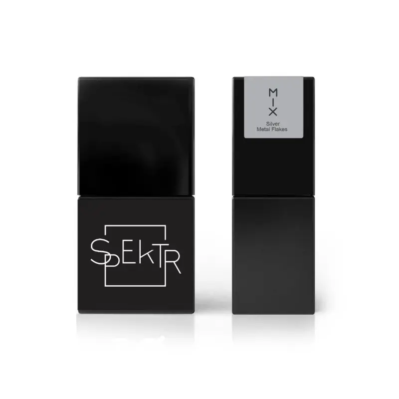 Spektr Gel Polish MIX *106 Silver metal flakes 10ml