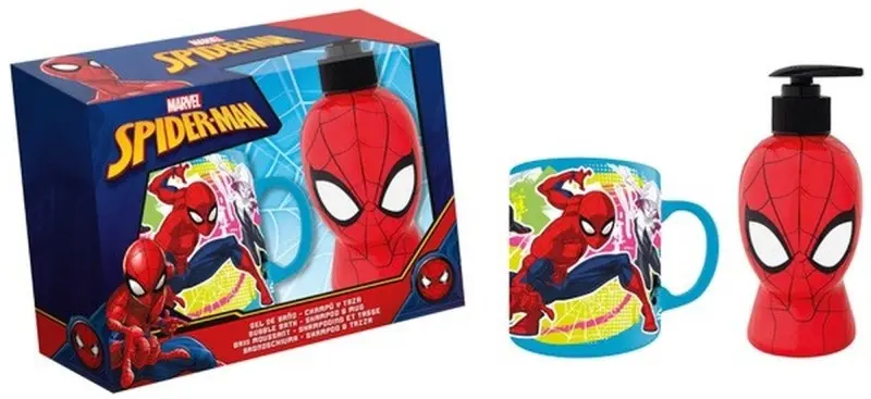 Spiderman Estuche Gel + Taza