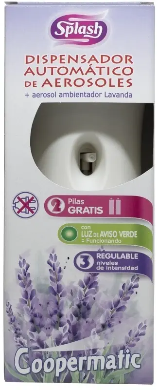 Splash Dispensador Automático de Aerosoles Coopermatic Lavanda