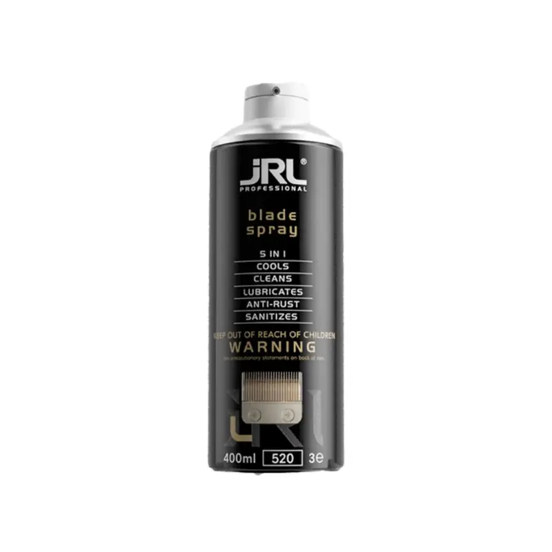 Spray 5 en 1 para Máquinas de Corte JRL 400ml | Mantenimiento Profesional de Cortapelos