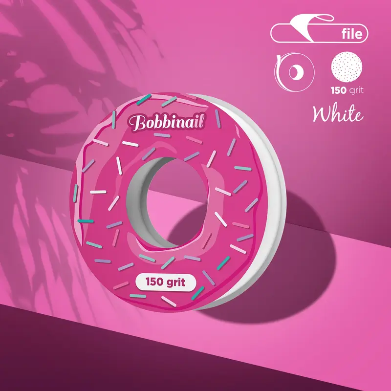 STALEKS EXPERT Donut Bloque de recambio de limas adhesivas para lima recta, grano 150