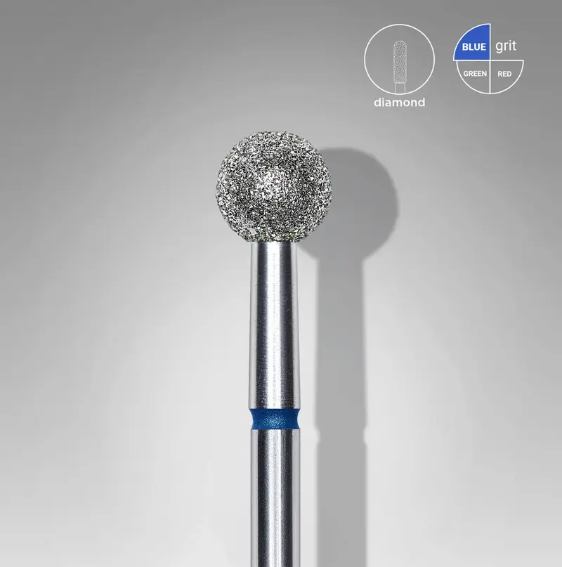 STALEKS EXPERT Fresa diamantada tipo bola roja/azul