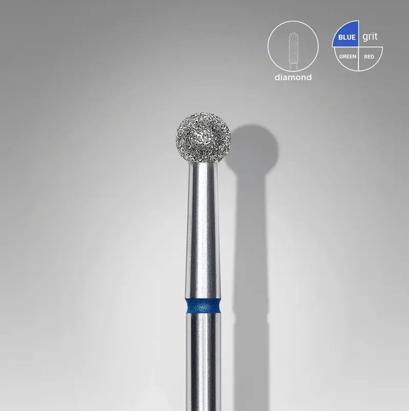 STALEKS EXPERT Fresa diamantada tipo bola roja/azul