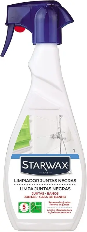 Starwax Limpiador de Juntas Negras 500 ml - Limpiajuntas para Renovación y Blancura en tu Hogar