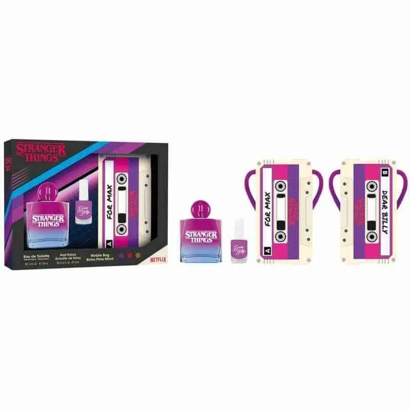 Stranger Things Estuche Vapo 100 Ml + Esmalte De Uñas + Bolso Para El Móvil