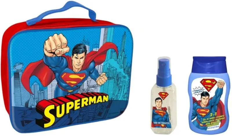 Superman Bolsa Superman 90vp+gel/chp Set 3 Piezas