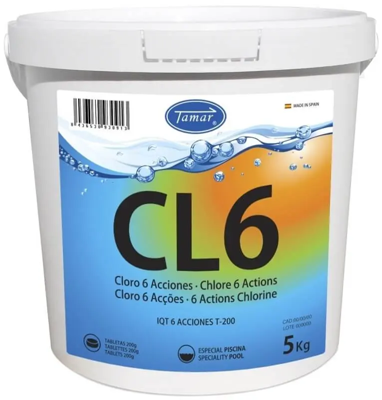 Tamar Cloro 6 Acciones 5 Kg