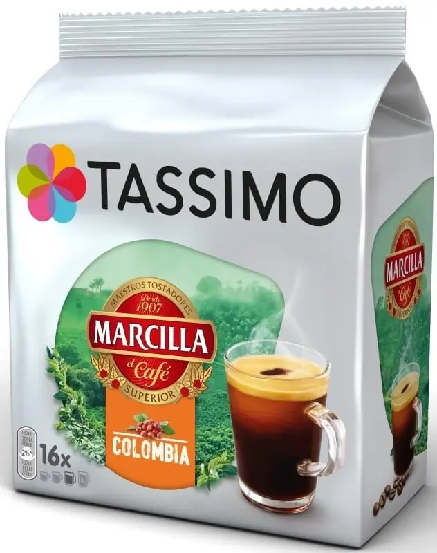 Tassimo Marcilla Café Colombia 16 Cápsulas