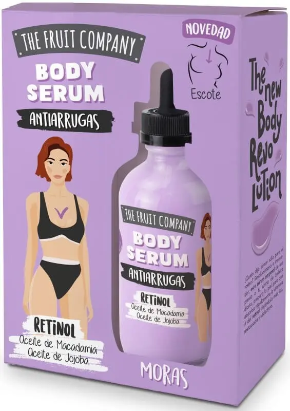 The Fruit Company Body Serum Antiarrugas Retinol Aceite de Macadamia y Jojoba 120 Ml