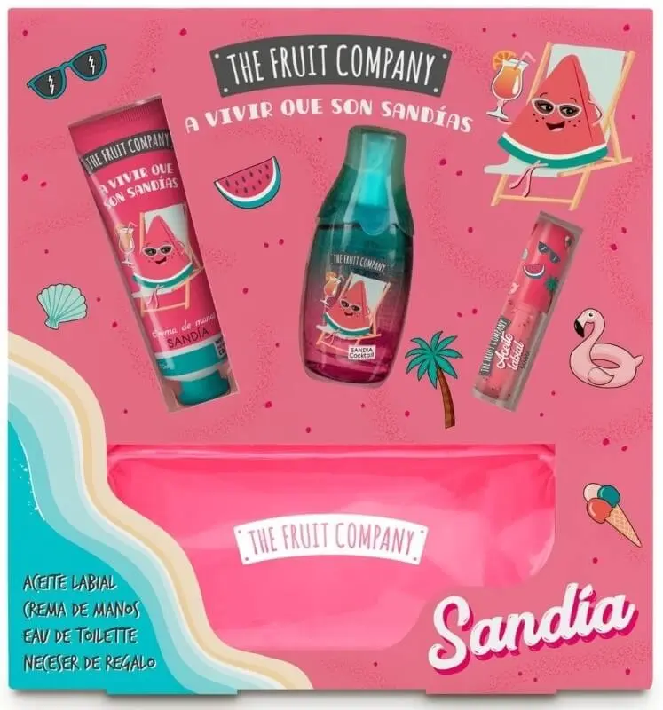 The Fruit Company Sandía Estuche 4 Piezas