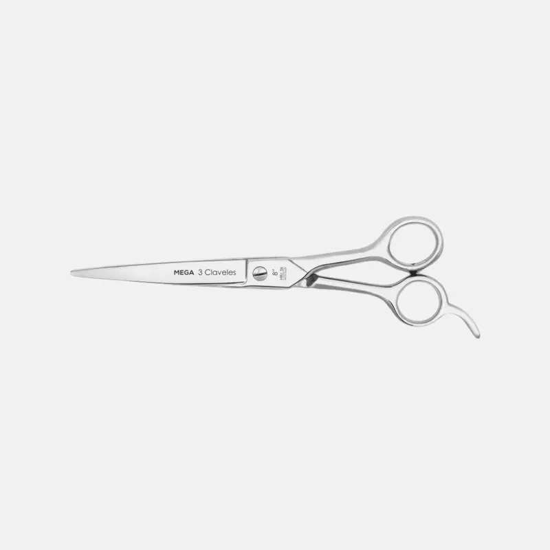 Tijera de Peluqueria Profesional Mega 8" - 3 Claveles