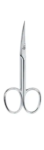 Tijeras Manicura Pieles Curva Cromada Beter - Profesional
