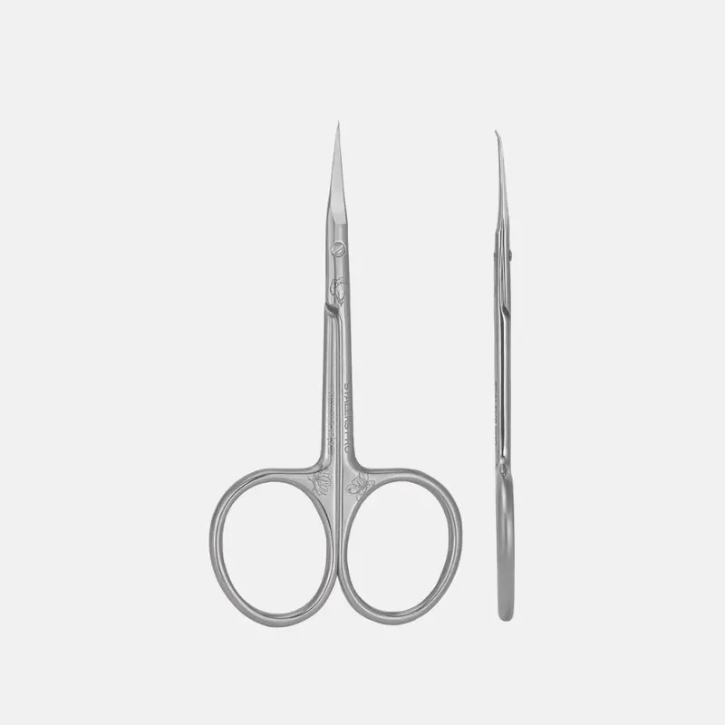 Tijeras para cutícula con ganchito Exclusive SX-23 - Staleks