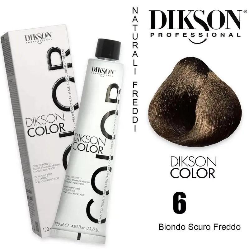 Tinte Dikson Color Coloración Permanente Colores Natural Frío 120 ml