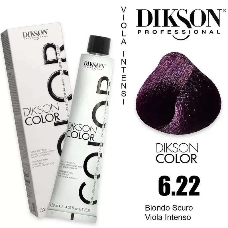 Tinte Dikson Color Coloración Permanente Colores Violeta Intenso 120ml