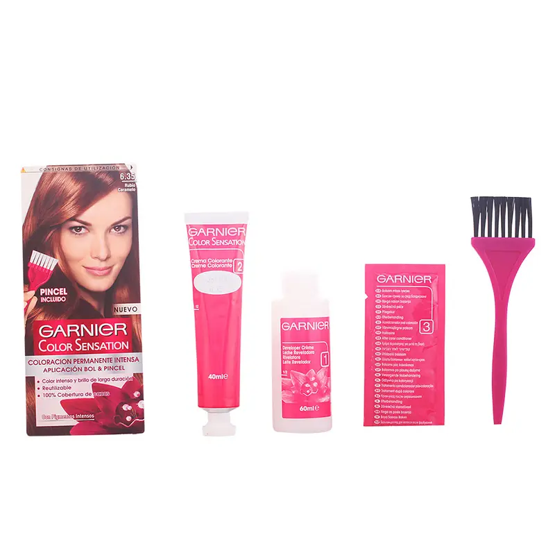 Tinte Permanente Color Sensation Garnier - Cobertura 100% de Canas