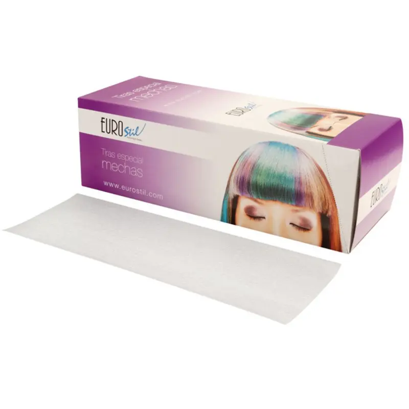 Tiras de Foam (espuma) para Mechas Eurostil 30x11cm | Precisión Profesional