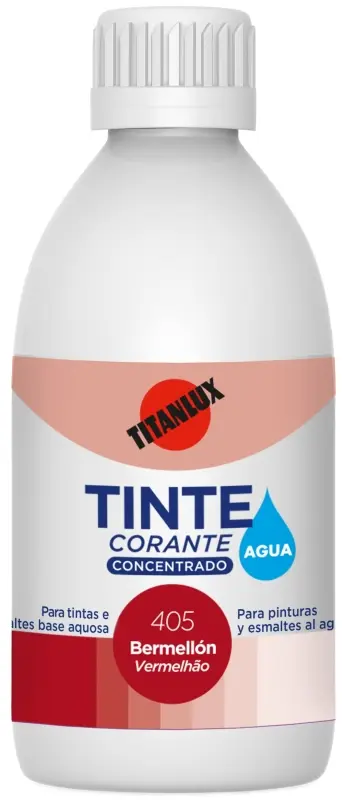 Titan Tinte Concentrado al Agua 405 Bermellón 50 ml
