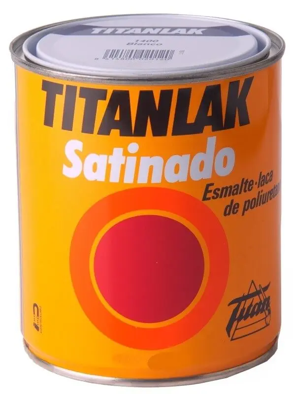Titanlak 125 Satinado Esmalte Blanca 1400