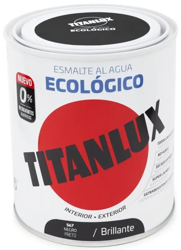 Titanlux Eco Esmalte al Agua Brillante 750 ml
