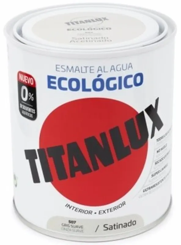 Titanlux Ecológico Interior e Exterior 507 Cris Suave Satinado 750Ml