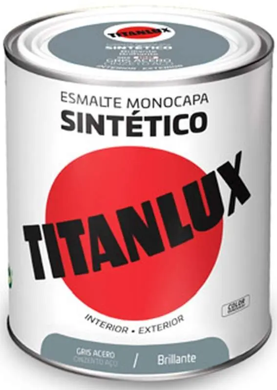 Titanlux Esmalte Sintético Monocapa 250 ml Gris Perla 509